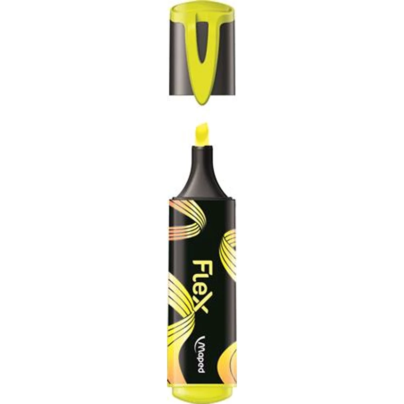 Szövegkiemelő készlet, 1-5 mm, MAPED "Fluo Peps Flex", 4 különböző szín