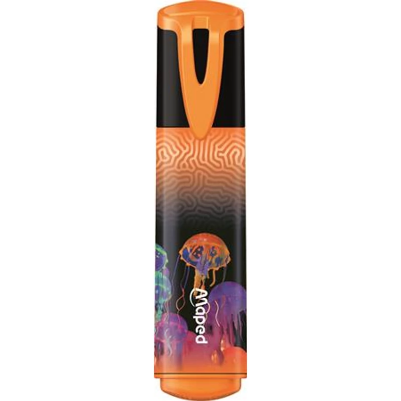 Szövegkiemelő készlet, 1-5 mm, MAPED "Deepsea Paradise Fluo Peps", 4 különböző szín
