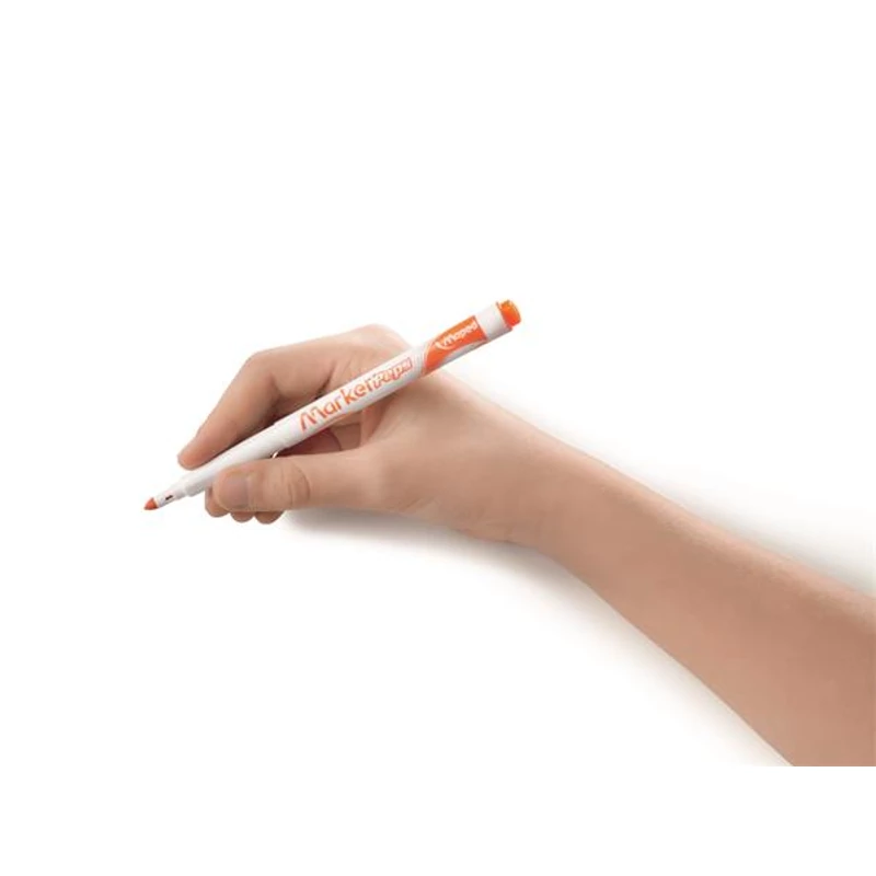Táblamarker készlet, 1,5 mm, kimosható, fehértáblához, MAPED "Marker`Peps", 12 különböző szín