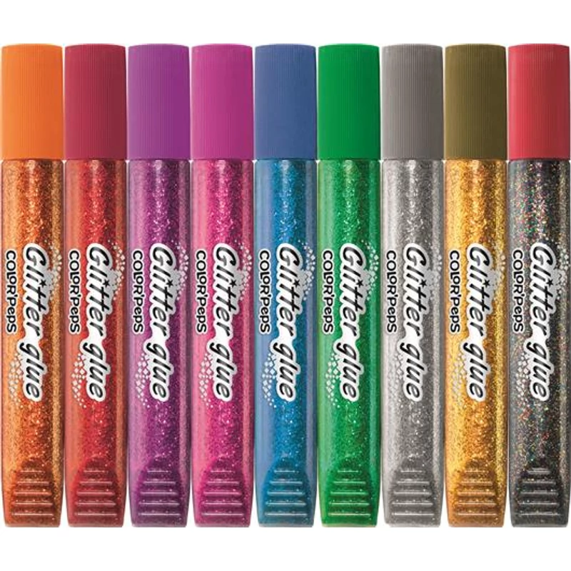 Csillámos ragasztó, MAPED „Color`Peps”, 9 különböző szín