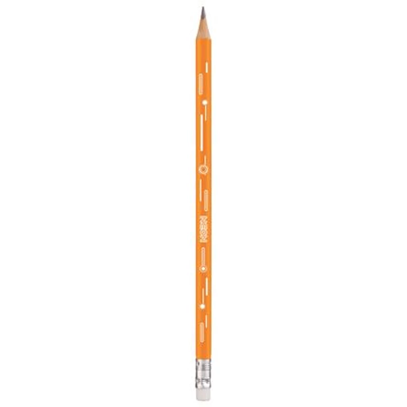 Grafitceruza radírral, ceruzatartó, HB, háromszögletű, MAPED "Black`Peps Pastel", vegyes pasztell színek