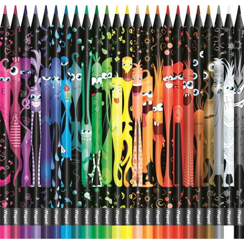 Színes ceruza készlet, háromszögletű, MAPED "Color`Peps Monster" 24 különböző szín,Színes ceruza készlet, háromszögletű, MAPED "Color`Peps Monster" 24 különböző szín,Színes ceruza készlet, háromszögletű, MAPED "Color`Peps Monster" 24 különböző szín,Színes ceruza készlet, háromszögletű, MAPED "Color`Peps Monster" 24 különböző szín,Színes ceruza készlet, háromszögletű, MAPED "Color`Peps Monster" 24 különböző szín
