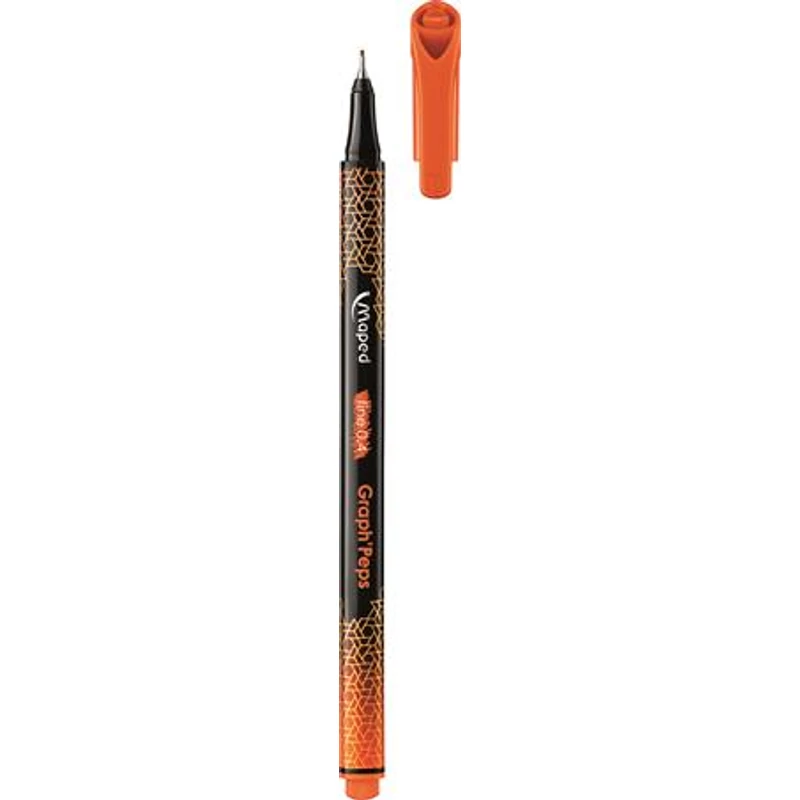 Kalligrafikus készlet, 22 darabos, MAPED "Lettering Set", 6 szövegkiemelő + 16 tűfilc különböző színekben