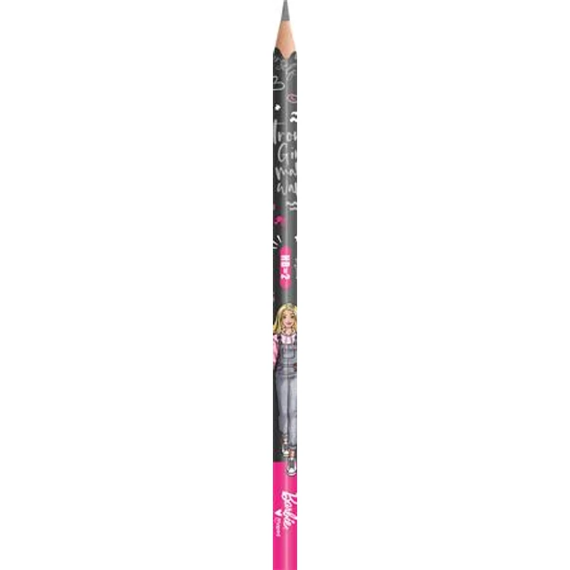 Grafitceruza, HB, háromszögletű, MAPED "Barbie", 6 darab