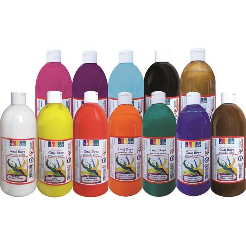 Tempera, 500 ml, Südor, metál ezüst