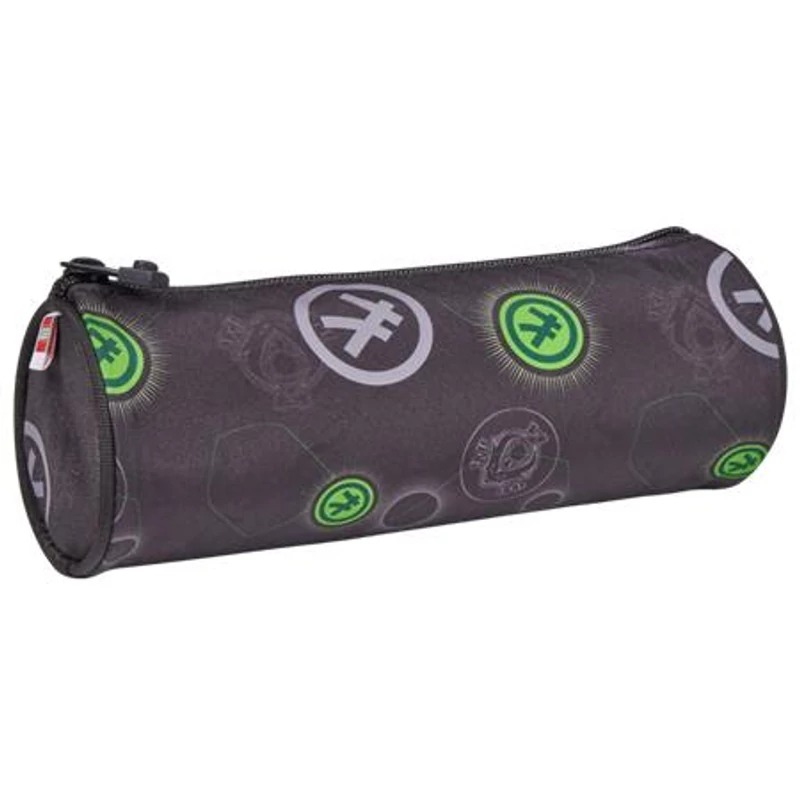Tolltartó, henger alakú, cipzáras, LEGO "Ninjago Master of Energy", fekete-mintás