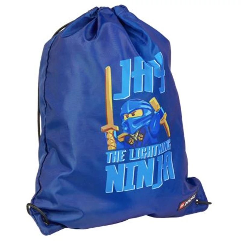 Tornazsák, LEGO "Ninjago Jay", kék-mintás
