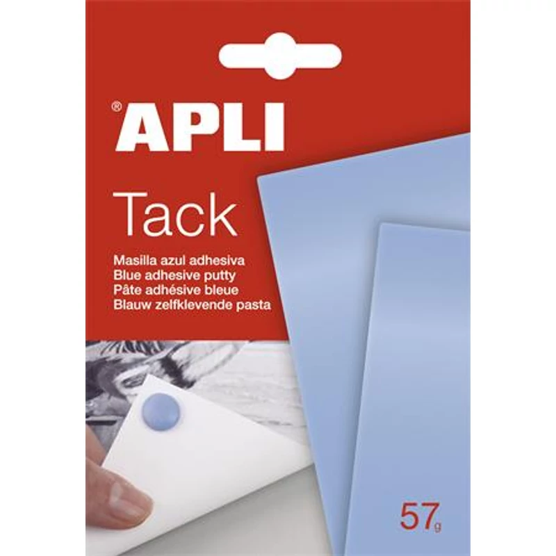Gyurmaragasztó, 57 g, APLI „Tack”, kék