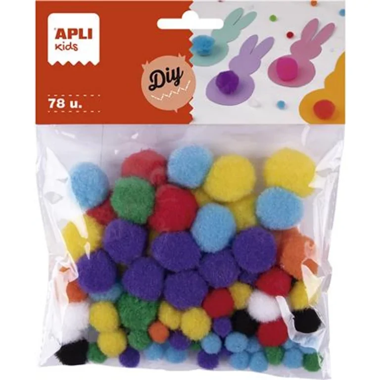 Pom-pom, APLI „Creative”, vegyes színek