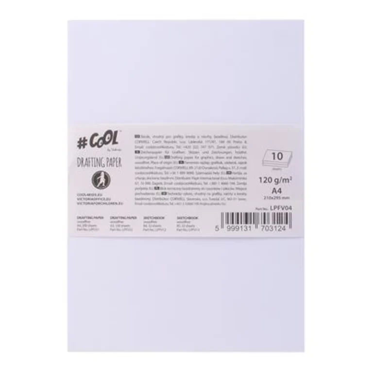 Rajzlap, famentes, A4, 120 g / m2, COOL BY VICTORIA