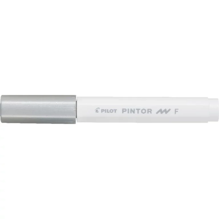 Dekormarker, 1 mm, PILOT "Pintor F", ezüst