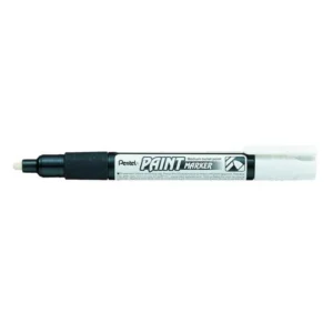 Lakkmarker, 2 mm, kúpos, PENTEL "MMP20", fehér