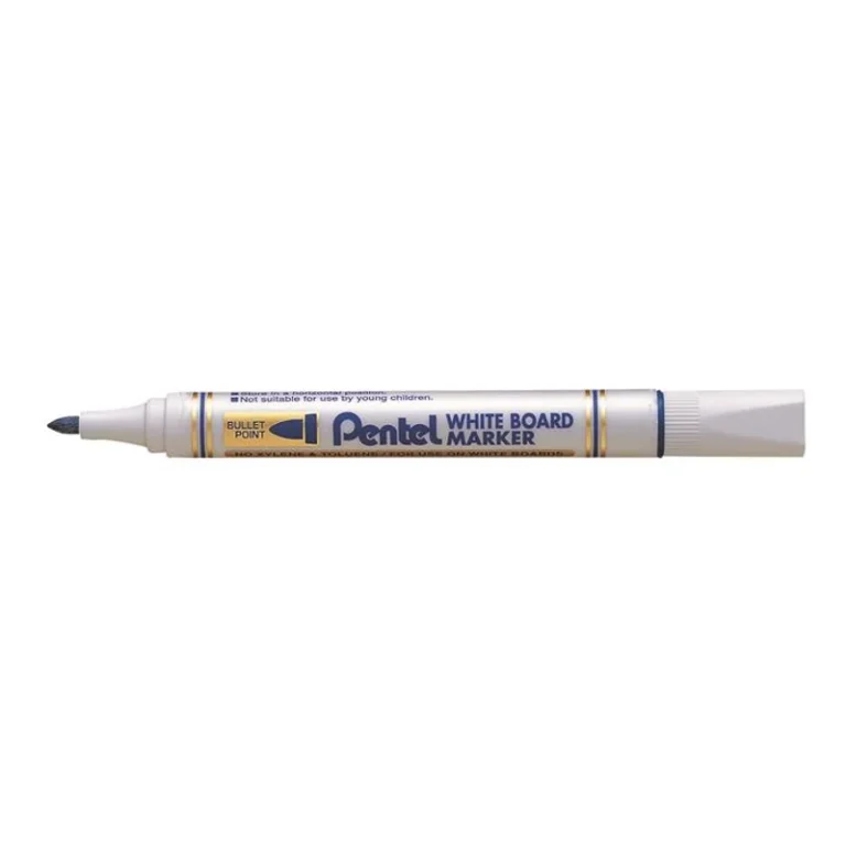 Táblamarker, 2 mm, kúpos hegy, PENTEL, kék