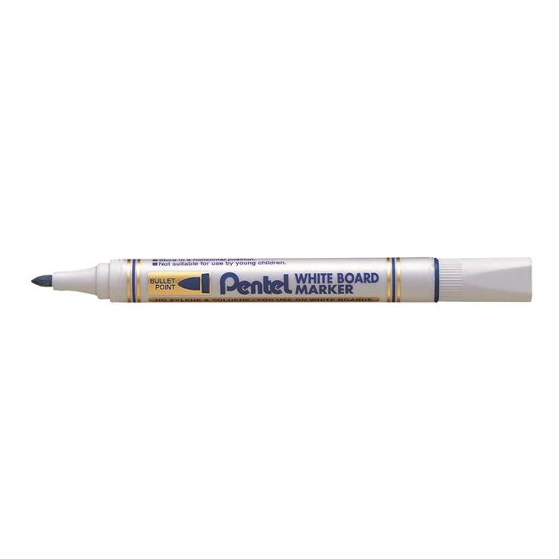 Táblamarker, 2 mm, kúpos hegy, PENTEL, kék