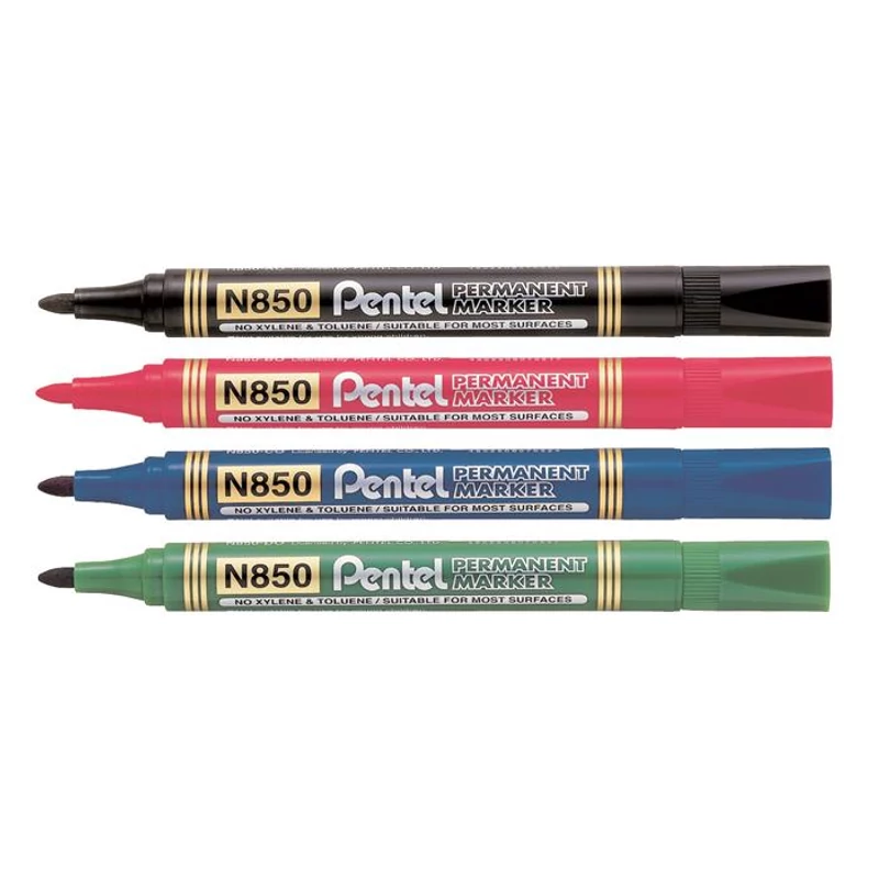 Alkoholos marker, 1,5 mm, kúpos, PENTEL "N850", kék