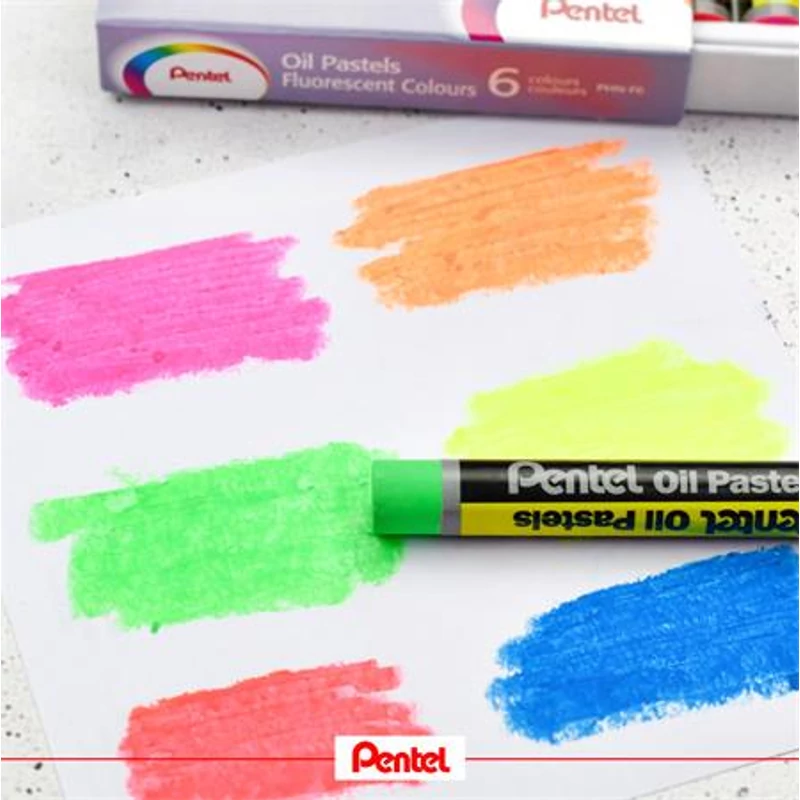 Olajpasztell kréta, PENTEL, "Arts", 12 különböző szín,Olajpasztell kréta, PENTEL, "Arts", 12 különböző szín
