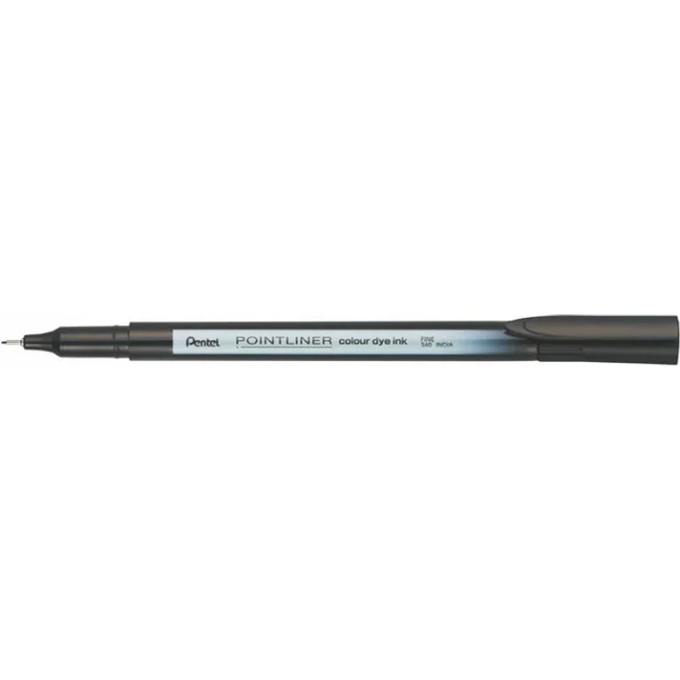Tűfilc, 0,4 mm, PENTEL "Pointliner", fekete
