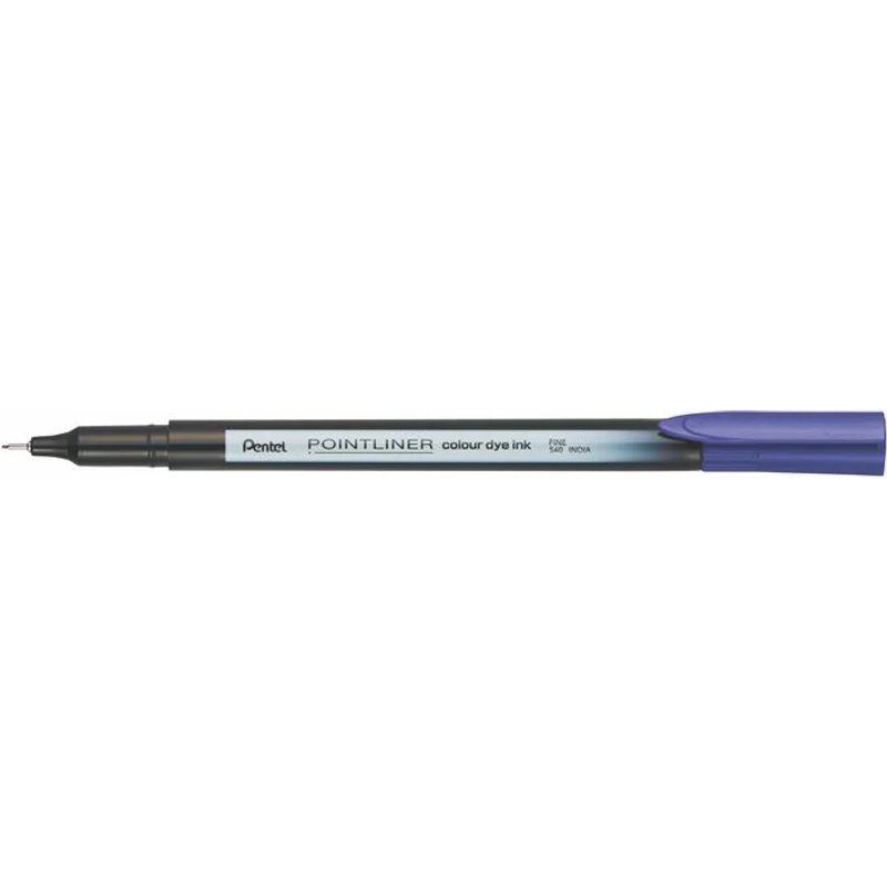 Tűfilc, 0,4 mm, PENTEL "Pointliner", sötétlila