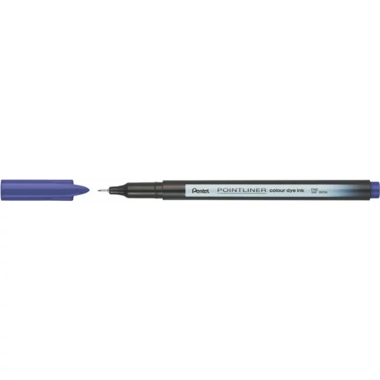 Tűfilc, 0,4 mm, PENTEL "Pointliner", sötétlila