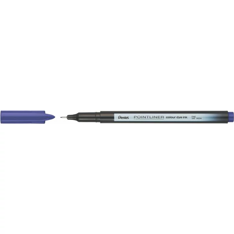 Tűfilc, 0,4 mm, PENTEL "Pointliner", sötétlila