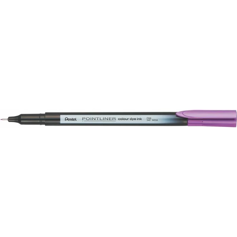 Tűfilc, 0,4 mm, PENTEL "Pointliner", mályvalila