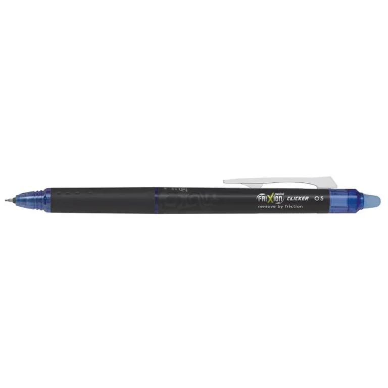 Rollertoll, 0,25 mm, tűhegyű, nyomógombos, törölhető, PILOT "Frixion Point Clicker ", kék