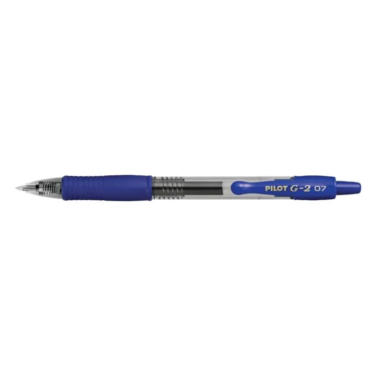 Zseléstoll, 0,32 mm, nyomógombos, PILOT "G-2", kék