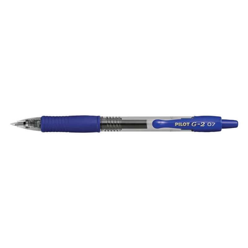 Zseléstoll, 0,32 mm, nyomógombos, PILOT "G-2", kék