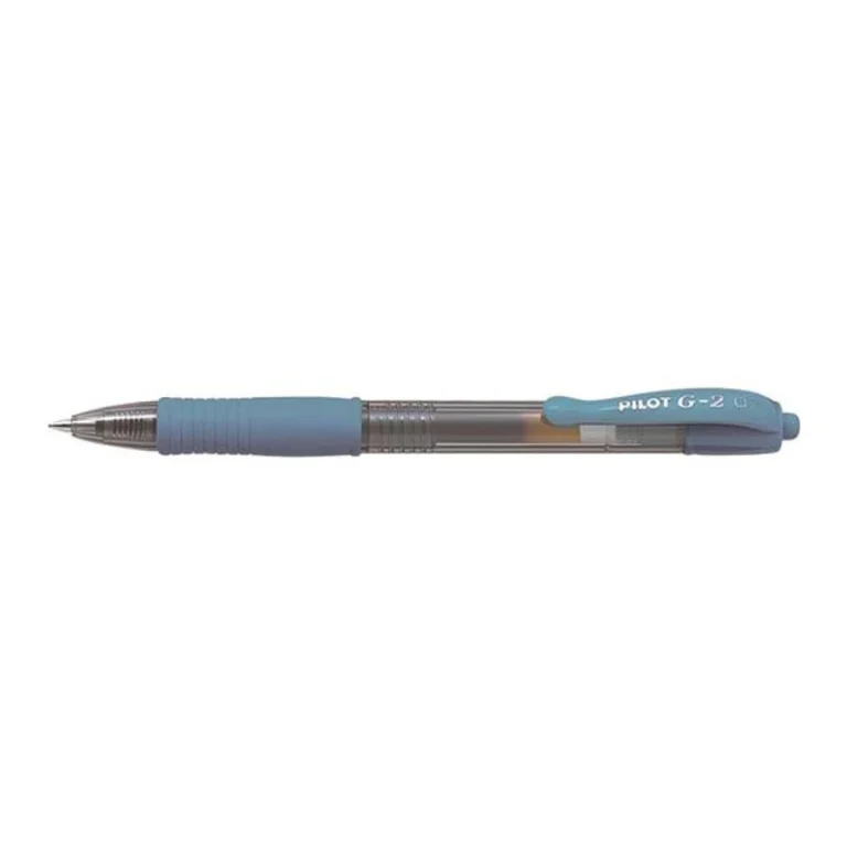 Zseléstoll, 0,32 mm, nyomógombos, PILOT "G-2", világoskék