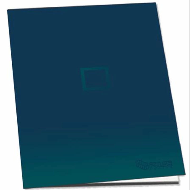 Füzet, tűzött, A4, kockás, 52 lap, PULSE "Dark Colours"
