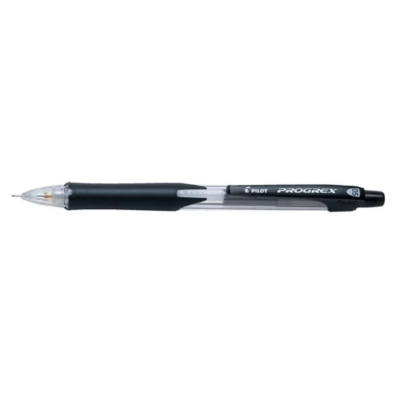 Nyomósirón, 0,5 mm, PILOT "Progrex", fekete