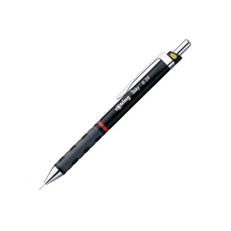 Nyomósirón, 0,35 mm, ROTRING "Tikky T", fekete