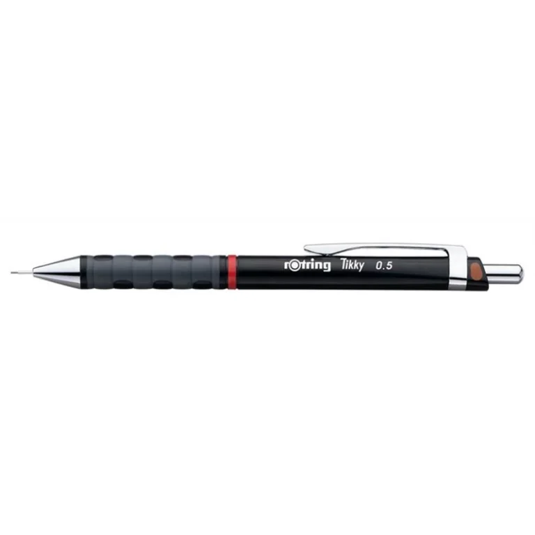 Nyomósirón, 0,5 mm, ROTRING „Tikky T”, fekete