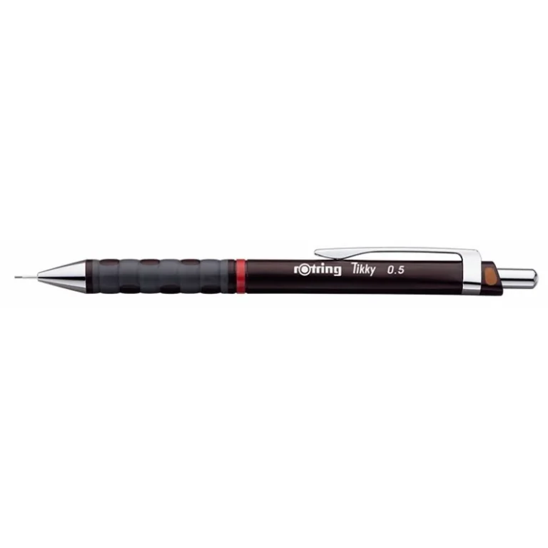 Nyomósirón, 0,5 mm, ROTRING „Tikky T”, bordó