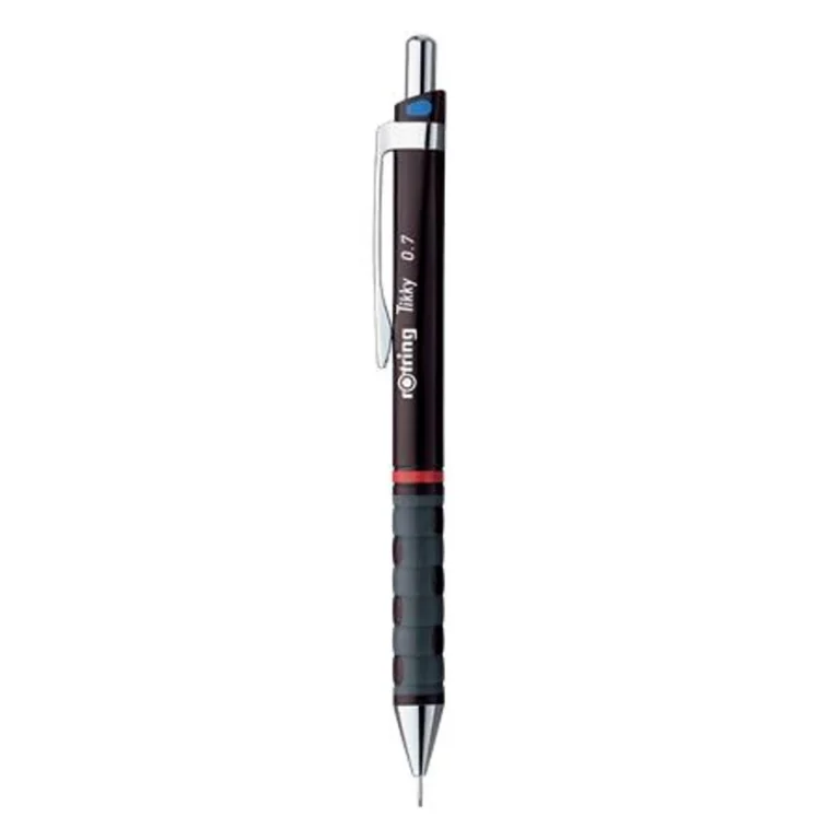 Nyomósirón, 0,7 mm, ROTRING "Tikky T", bordó