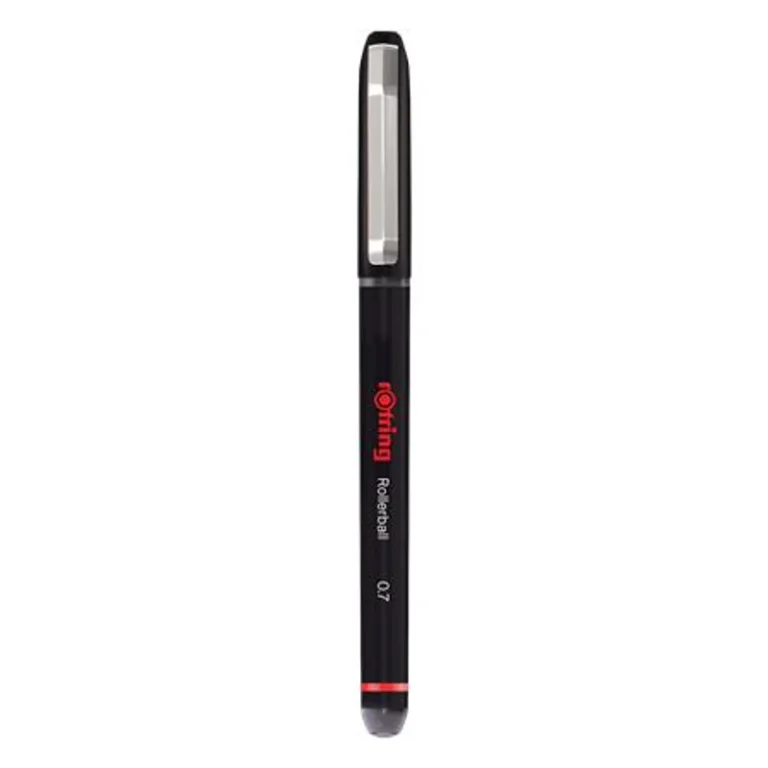 Rollertoll, 0,7 mm, kupakos, ROTRING "Rollerball", fekete