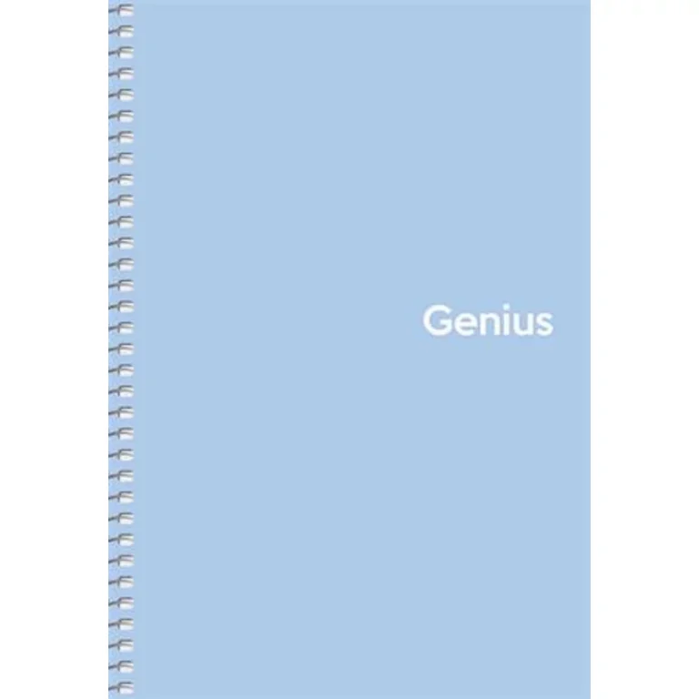 Spirálfüzet, A5, kockás, 80 lap, PP borító, SHKOLYARYK "Genius Pastel", vegyes