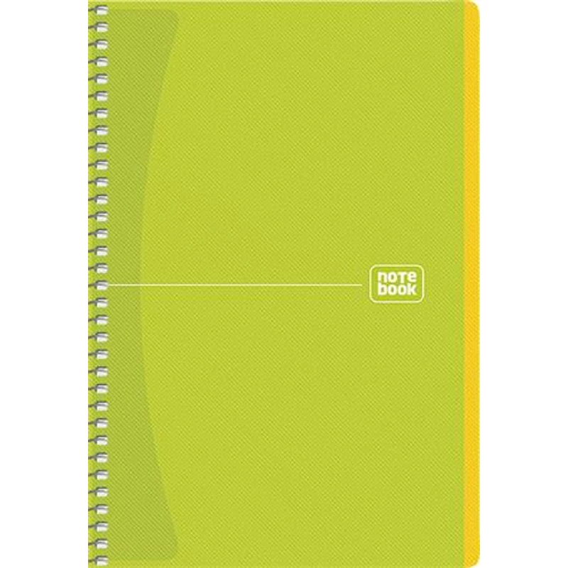 Spirálfüzet, A5, kockás, 80 lap, SHKOLYARYK „Notebook”, vegyes