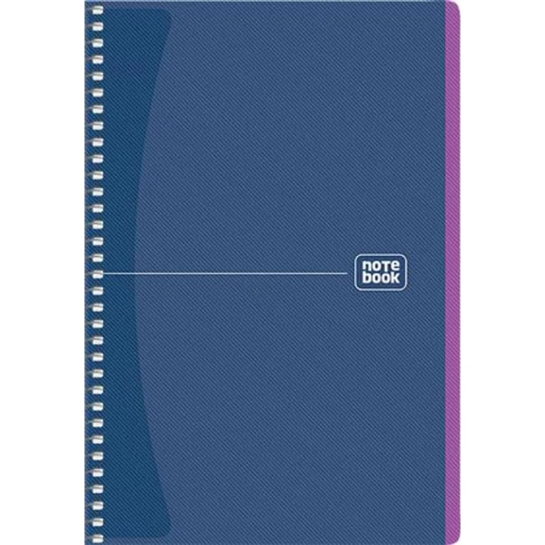 Spirálfüzet, A5, kockás, 80 lap, SHKOLYARYK „Notebook”, vegyes