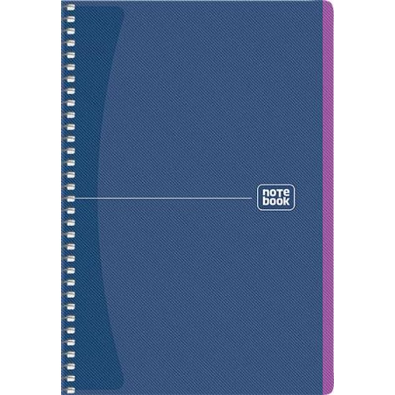 Spirálfüzet, A5, kockás, 80 lap, SHKOLYARYK „Notebook”, vegyes
