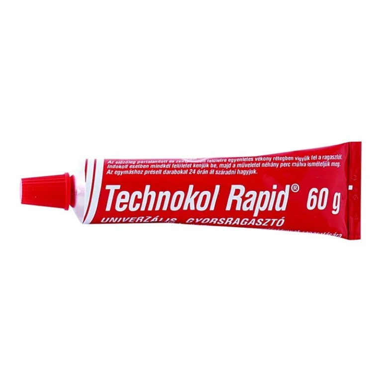 Ragasztó, folyékony, 60 g, TECHNOKOL „Rapid”, piros