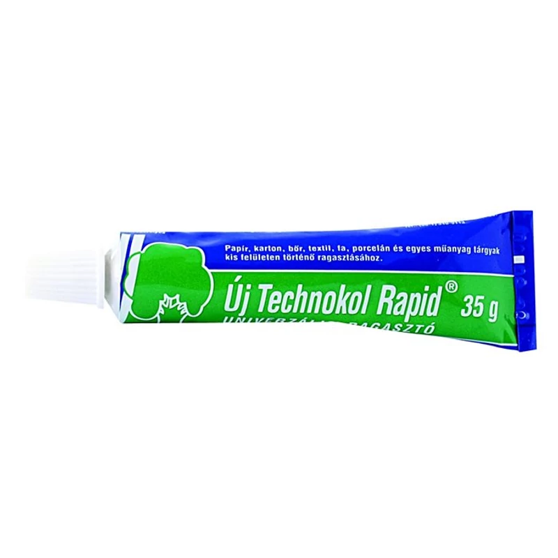 Ragasztó, folyékony, 35 g, TECHNOKOL „Rapid”, zöld
