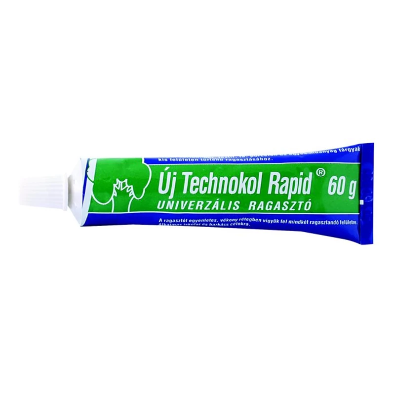 Ragasztó, folyékony, 60 g, TECHNOKOL „Rapid”, zöld