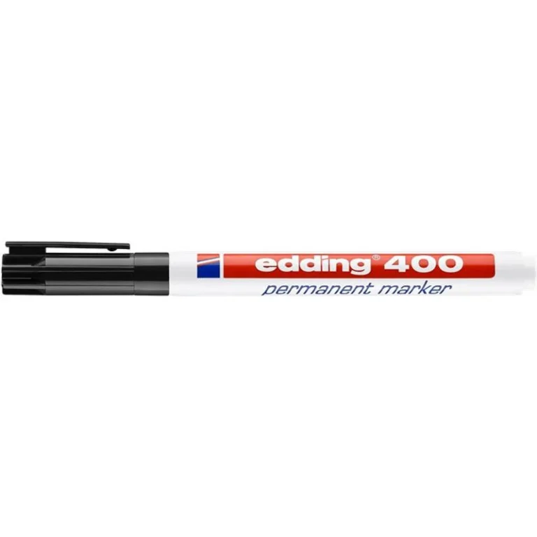 Alkoholos marker, 1 mm, EDDING "400", fekete