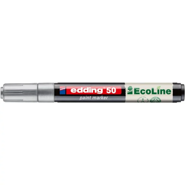 Lakkmarker, 2-3 mm, EDDING "50", ezüst