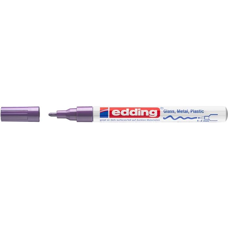 Lakkmarker, 1-2 mm, EDDING "751", lila