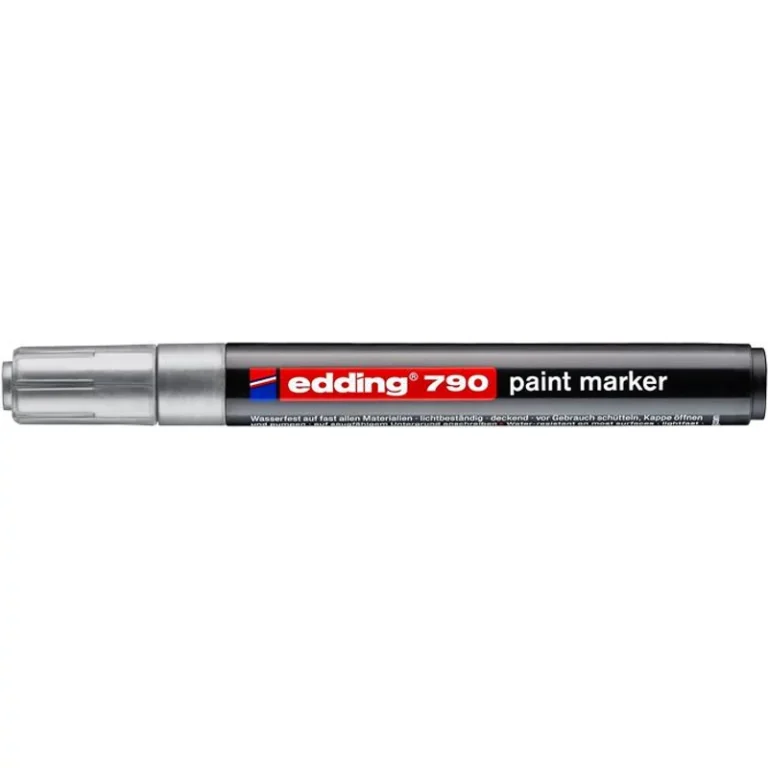 Lakkmarker, 2-3 mm, EDDING "790", ezüst