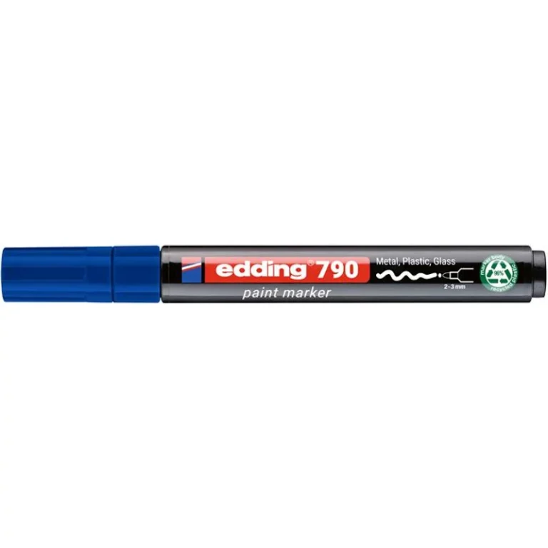 Lakkmarker, 2-3 mm, PCR, EDDING "790", kék