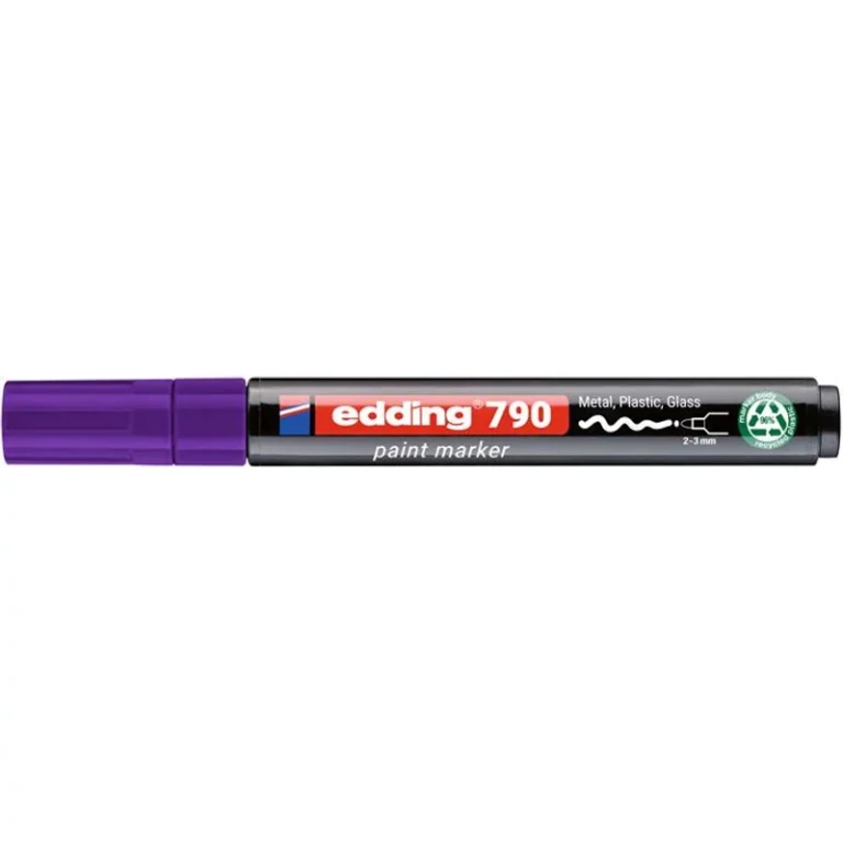 Lakkmarker, 2-3 mm, PCR, EDDING "790", lila