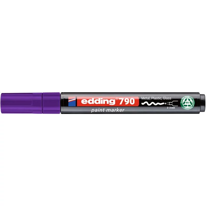 Lakkmarker, 2-3 mm, PCR, EDDING "790", lila
